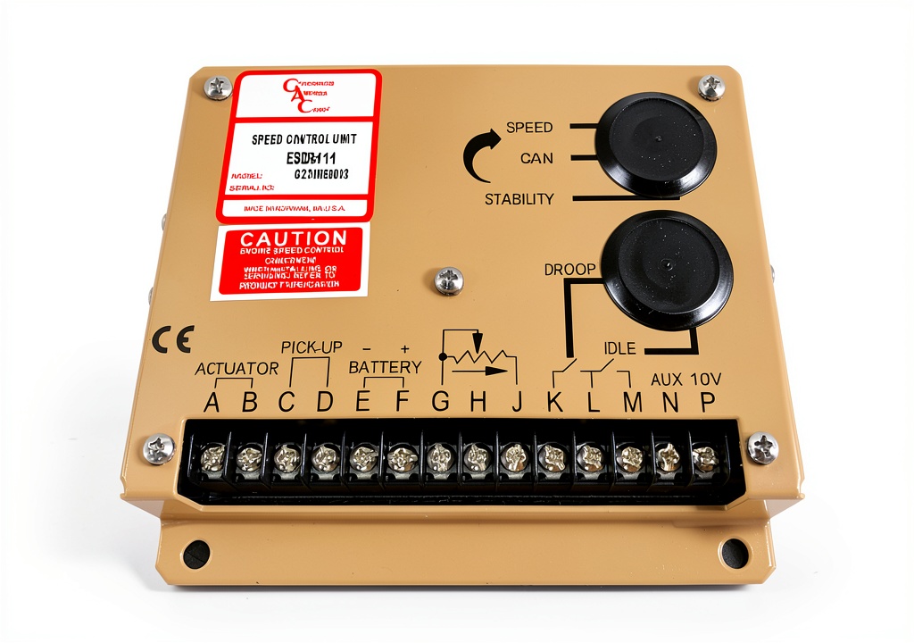 GAC Electronic Speed Governor installed on a generator set