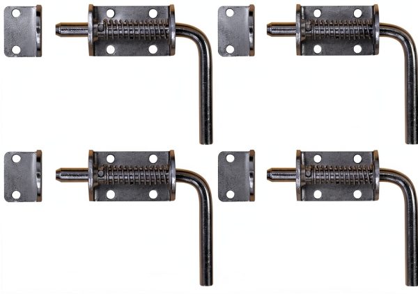 Buyers Products Zinc Steel Spring Latch 4‑Pack-0