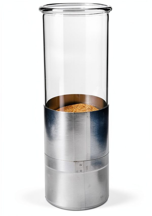 Leyden Jar for EISCO Wimshurst Machine PH0848C 2" Clear Glass 6.5"-1