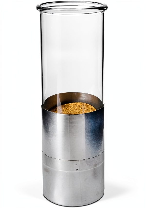 Leyden Jar for EISCO Wimshurst Machine PH0848C 2" Clear Glass 6.5"-0