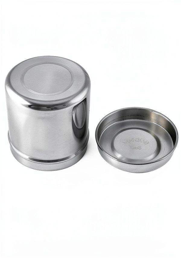 Stainless Steel Ointment Jar by QWORK - 4 Pack 10oz Storage Containers-4