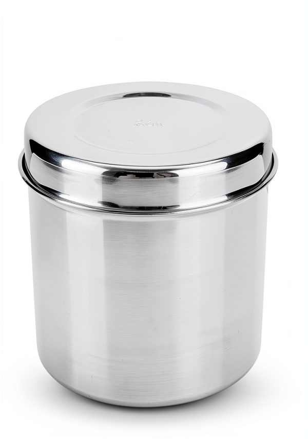 Medical Ointment Jar by Fdit 304 Stainless Steel 10cm Cotton Container-2