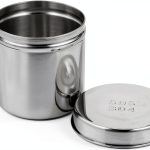Stainless Steel Container COHEALI Dressing Jar 3.12 Square-0