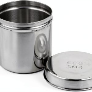 Stainless Steel Container COHEALI Dressing Jar 3.12 Square-0