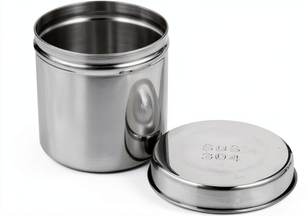 Stainless Steel Container COHEALI Dressing Jar 3.12 Square-0
