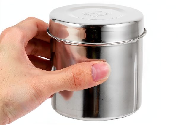 Stainless Steel Container COHEALI Dressing Jar 3.12 Square-5
