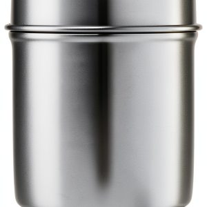 Stainless Steel Disinfection Container Betued Ointment Jar 12cm Lid-0