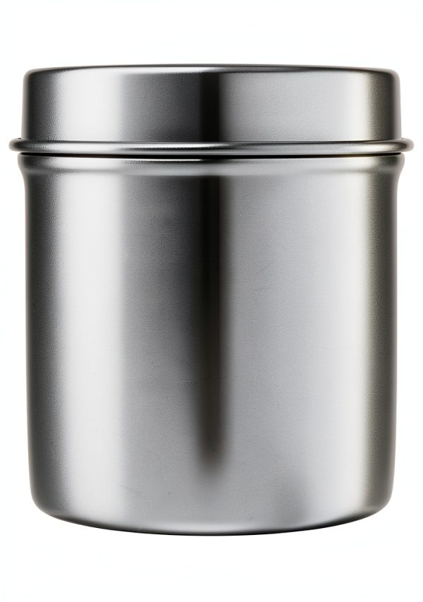 Stainless Steel Disinfection Container Betued Ointment Jar 12cm Lid-0
