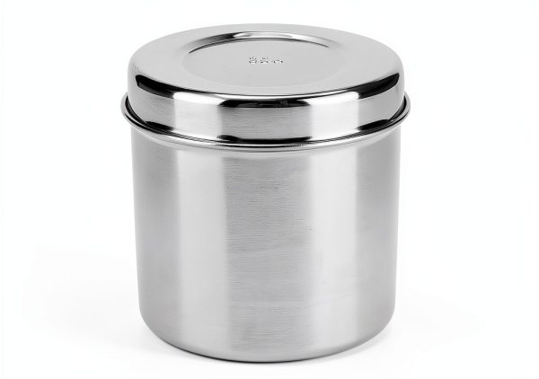 Medical Ointment Jar by Fdit 304 Stainless Steel 10cm Cotton Container-1