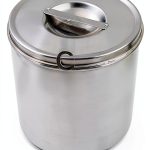 G.S STAINLESS STEEL DRESSING JAR 7X7"-0