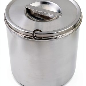 G.S STAINLESS STEEL DRESSING JAR 7X7"-0