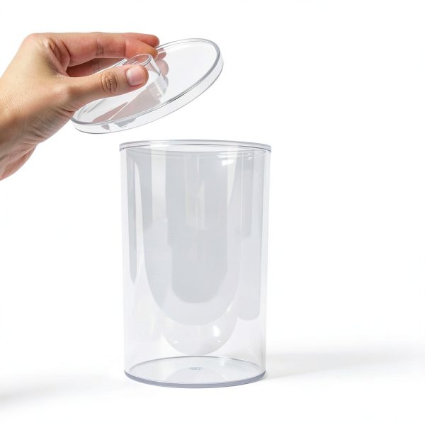 BV Medical Clear Sundry Jars Set of 5 Unlabeled 6.5in Height-1