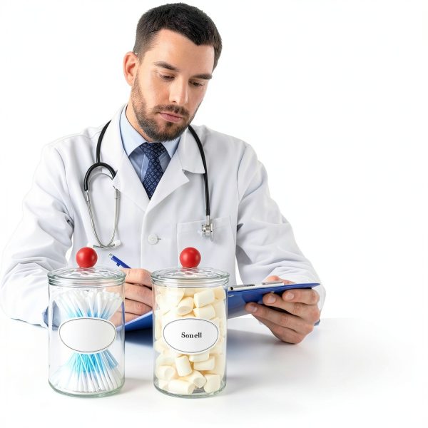 Medical Sundry Jars Set of 6 by Lineshading Clear PET Plastic with-3