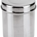 Medical Ointment Jar by Fdit 304 Stainless Steel 10cm Cotton Container-0