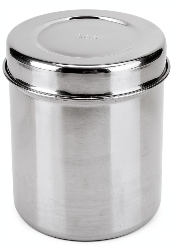 Medical Ointment Jar by Fdit 304 Stainless Steel 10cm Cotton Container-0
