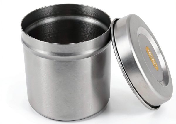Stainless Steel Disinfection Container Betued Ointment Jar 12cm Lid-7