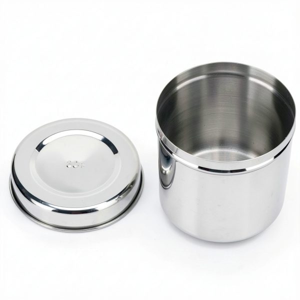 Medical Ointment Jar by Fdit 304 Stainless Steel 10cm Cotton Container-4