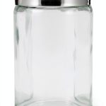 McKesson Sundry Glass Jar with Steel Lid - 4.25 x 7 Clear, 6 Pack-0