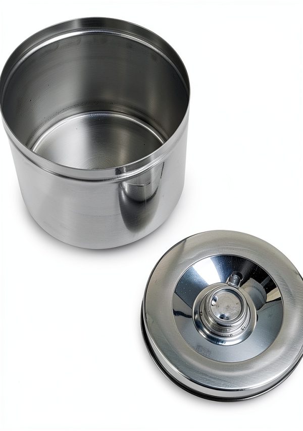 Stainless Steel Jar TMISHION 12cm Medical Sundry Jar with Airtight Lid-7