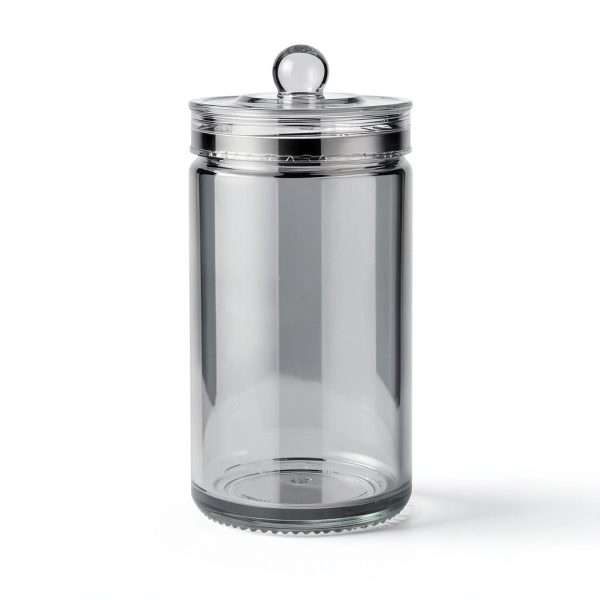 Plastic Sundry Jars Set of 4 Lids by Geiserailie – 2 Small & 2 Large-3